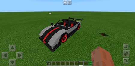Minecraft Style Pagani Zonda Car mcpe 2
