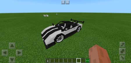 Minecraft Style Pagani Zonda Car mcpe 3