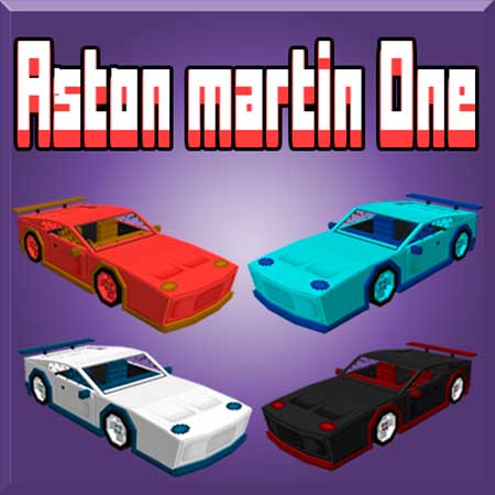 Minecraft Style: Aston Martin Car mcpe 1