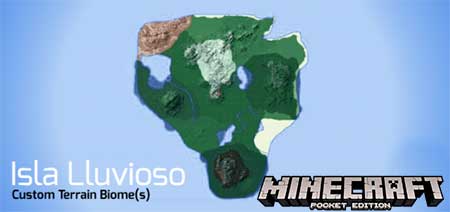 Карта Isla Lluvioso для Minecraft PE
