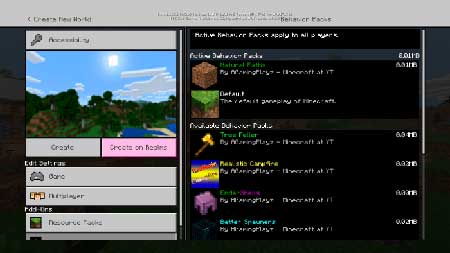Natural Paths Function Pack mcpe 1