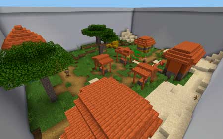 Find the Button: Villages mcpe 9