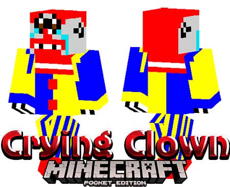 Скин Crying Clown для Minecraft PE