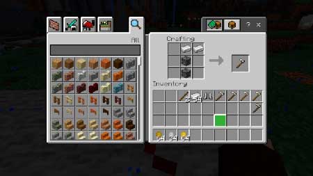 Disabled Tool/Armor/Weapon Recipes mcpe 3