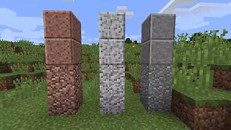 Новые каменные блоки из игры Майнкрафт