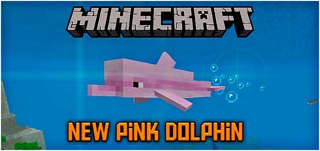 Мод Pink Dolphin для Minecraft PE