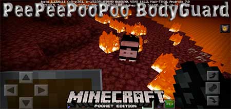 Мод PeePeePooPoo BodyGuard для Minecraft PE