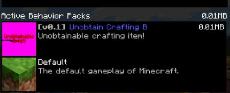 Craft the Unobtainable mcpe 2