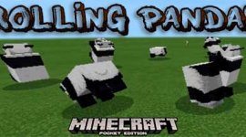 Мод Rolling Pandas - Подвижные панды на Minecraft PE