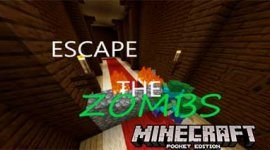 Карта Escape The Zombs для Minecraft PE