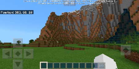 Taiga Village, Stronghold and Dungeon mcpe 1