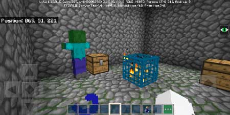 Taiga Village, Stronghold and Dungeon mcpe 4
