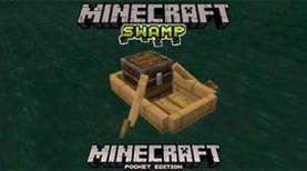 Мод Swamp Boat на Minecraft PE