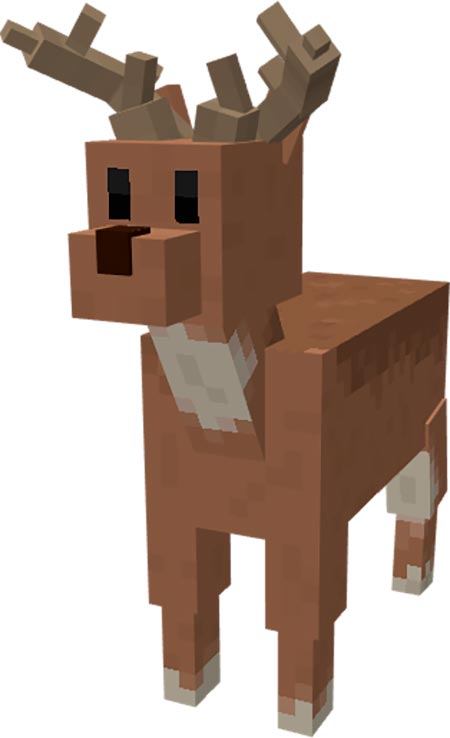 Deer Concept - мод для Minecraft на Android, добавляющий в игру нового моба...