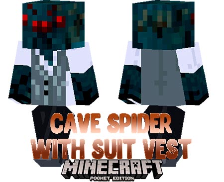 Скин Пещерный паук в костюме с жилетом