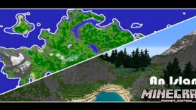 карта для майнкрафт необитаемый остров