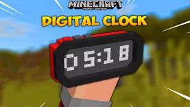 Мод Цифровые часы [1.18]