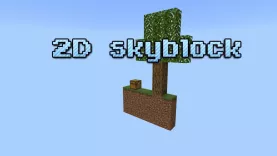 Карта 2D Skyblock