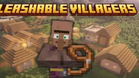 Мод Leashable Villagers