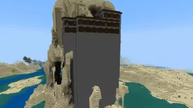 Сид на высокий особняк в пустыне