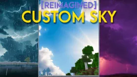 Текстурпак Reimagined Custom Sky