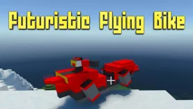 Мод Futuristic Flying Bike