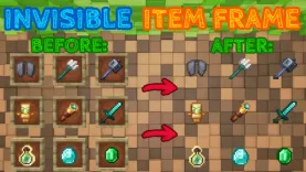 Текстурпак Invisible Item Frame