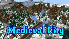 Карта Medieval City in a Snow Plain