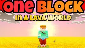 Карта One Block in a Lava