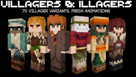 Текстуры Human Era: Villagers & Illagers